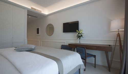 Habitación con 1 cama doble o 2 individuales, vistas al mar