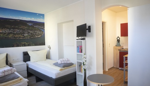 Habitación básica con 1 cama doble o 2 individuales