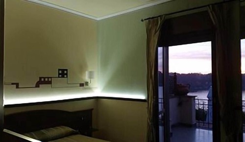 Habitación triple, balcón, vistas al lago