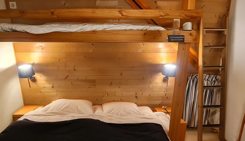 Habitación clásica doble, baño privado, vistas a la montaña