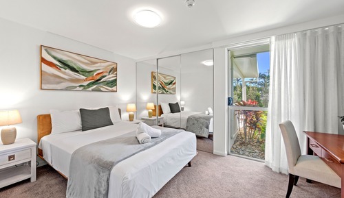 Apartamento superior, 2 habitaciones, vistas al jardín