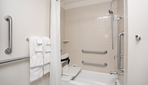 Suite estudio, 1 cama de matrimonio, accesible para personas con discapacidad (Mobility Tub)