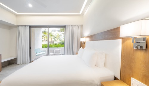 Habitación Deluxe, 1 cama de matrimonio grande, vistas al jardín