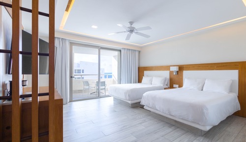 Habitación Deluxe, 2 camas dobles, vistas al mar