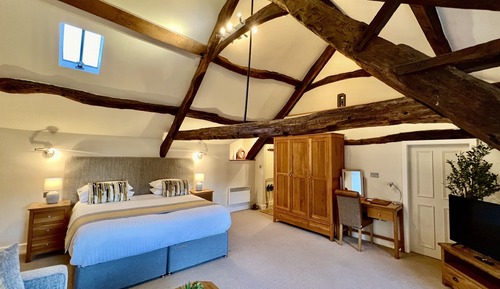 Habitación Signature con 1 cama doble o 2 individuales, baño privado, vistas al mar (Room 7 Harlech)