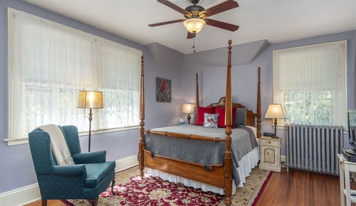 Habitación Deluxe, 1 cama de matrimonio, chimenea, vistas al jardín