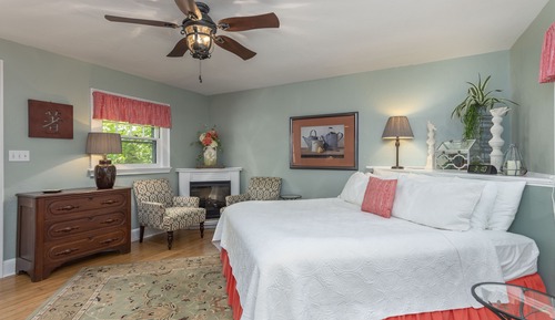 Casa de campo de lujo, cocina básica, vistas al jardín