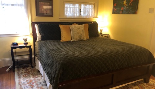 Habitación Deluxe, 1 cama de matrimonio grande, chimenea, vistas al jardín