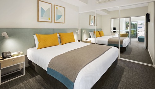 Apartamento, 3 habitaciones, habitaciones comunicadas