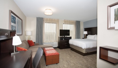 Suite estudio, 1 cama de matrimonio, cocina