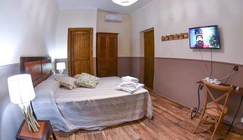 Habitación cuádruple básica, balcón, vistas al parque