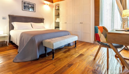 Habitación, baño privado, vistas al jardín