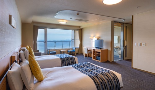 Habitación con 2 camas individuales, no fumadores (Barrier-free, With bath)