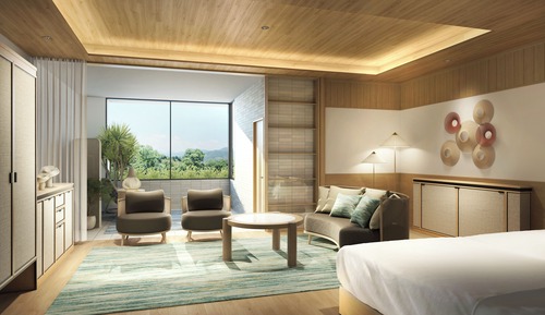 Habitación Deluxe, no fumadores (With semi open-air hot spring bath)