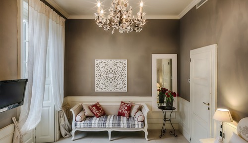 Habitación romántica doble, balcón, vistas al lago