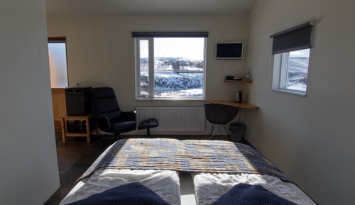 Habitación panorámica con 2 camas individuales, accesible para personas con discapacidad