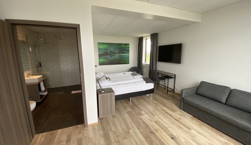 Habitación con 1 cama doble o 2 individuales