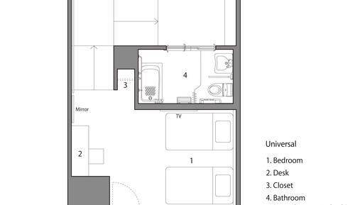 Habitación con 2 camas individuales, no fumadores