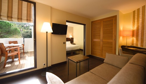 Suite clásica, vistas a la montaña, en la zona del patio