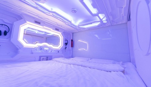 Suite, dormitorio mixto, no fumadores, Aire acondicionado (Double Capsule)