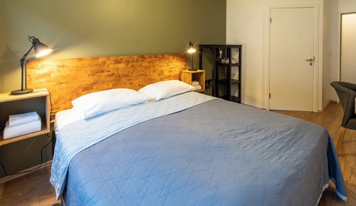 Habitación básica doble, baño privado