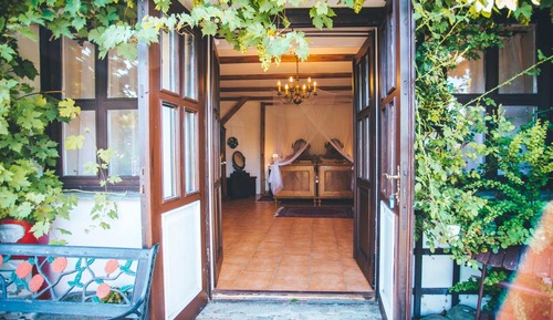 Habitación romántica, 1 cama de matrimonio, baño privado