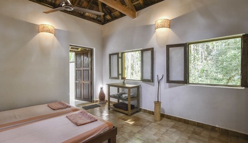 Casa de campo Confort, 2 camas individuales, vistas al jardín