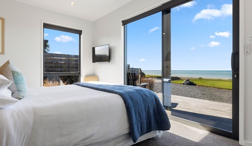 Bungalow de lujo, 1 cama de matrimonio grande, no fumadores, vistas al mar