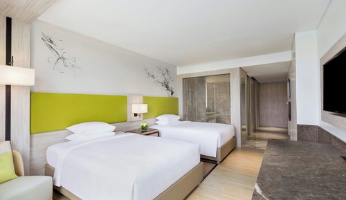 Habitación Deluxe, 2 camas dobles, no fumadores, vistas a la ciudad