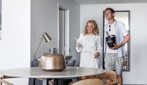 Habitación Deluxe, 1 cama de matrimonio grande, frente al mar