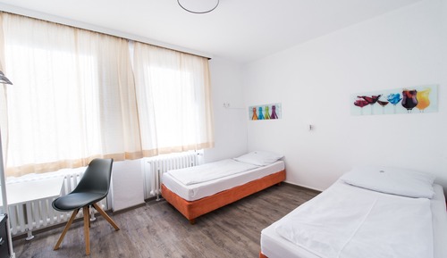 Habitación con 2 camas individuales