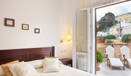 Habitación doble, terraza, vistas a la montaña