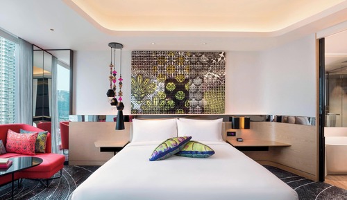 Habitación, 1 cama de matrimonio grande, no fumadores, en una planta alta (View)