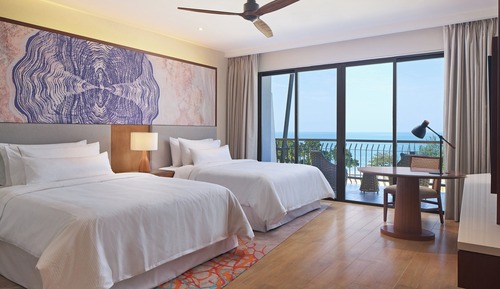 Habitación, 2 camas de matrimonio, no fumadores