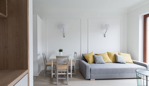 Suite estudio clásica, 1 cama doble con sofá cama