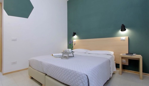 Habitación con 1 cama doble o 2 individuales