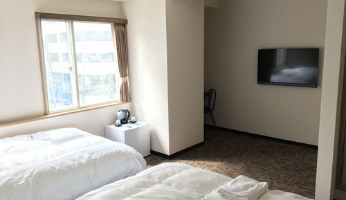 Habitación con 2 camas individuales, fumadores