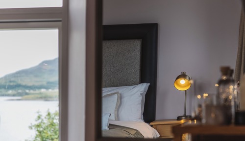 Habitación Deluxe doble, 1 cama de matrimonio, vistas a la montaña