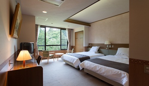 Habitación con 2 camas individuales, no fumadores, vistas al río (Drink Inclusive, Kaiseki Plan)