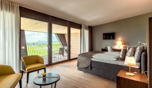 Habitación Deluxe doble, balcón, vistas a la montaña