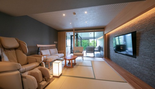 Habitación Confort con 2 camas individuales, no fumadores (with Terrace & Open-Air Bath, Mizuki)