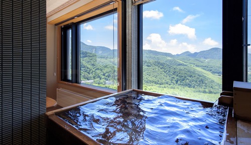 Habitación Deluxe con 2 camas individuales (with Private Open-air Bath, Shiun)