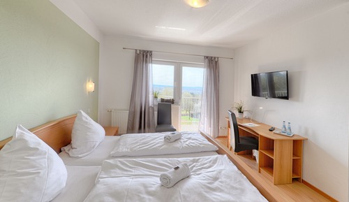 Habitación doble, balcón