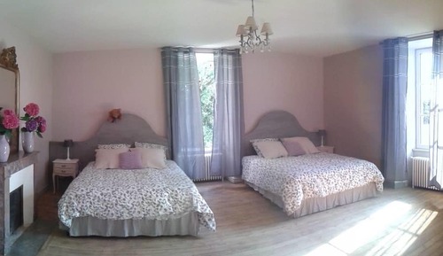 Habitación cuádruple Grand, vistas al jardín