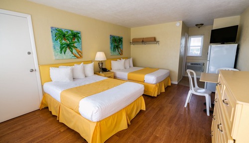 Habitación estándar, 2 camas dobles, no fumadores, cocina básica