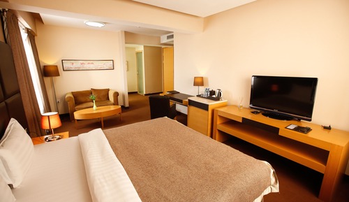 Habitación estándar, 1 cama de matrimonio grande, vistas a la ciudad