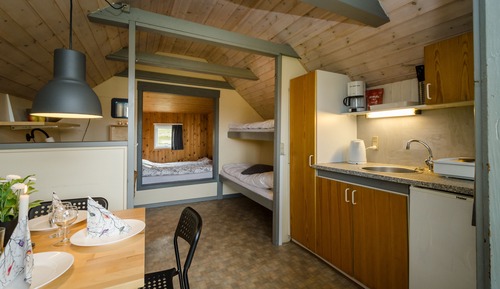 Cabaña, baño compartido (4 Beds)