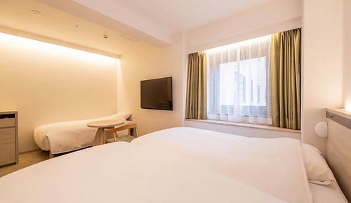 Habitación Deluxe con 2 camas individuales, no fumadores (Main building, for 3 guests)