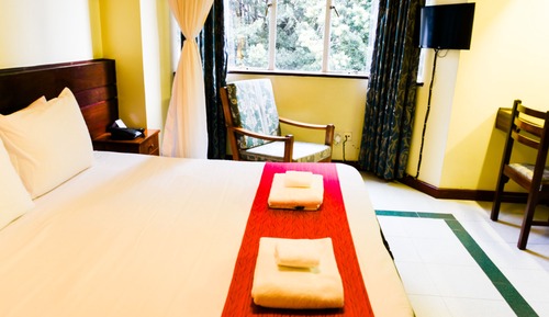 Habitación estándar doble, vistas al jardín