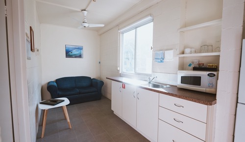 Cabaña, baño privado